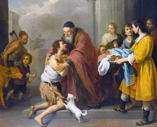 Bartolomé Esteban Murillo, The Return of the Prodigal Son, Spanish, 1617 - 1682, 1667/1670, oil on canvas, Gift of the Avalon Foundation